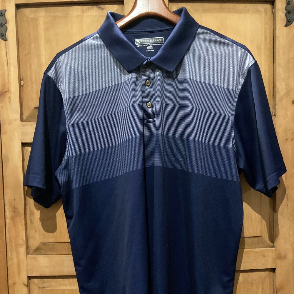 Pebble Beach XX Large Dry-Luxe Performance Golf Short Sleeve Polo